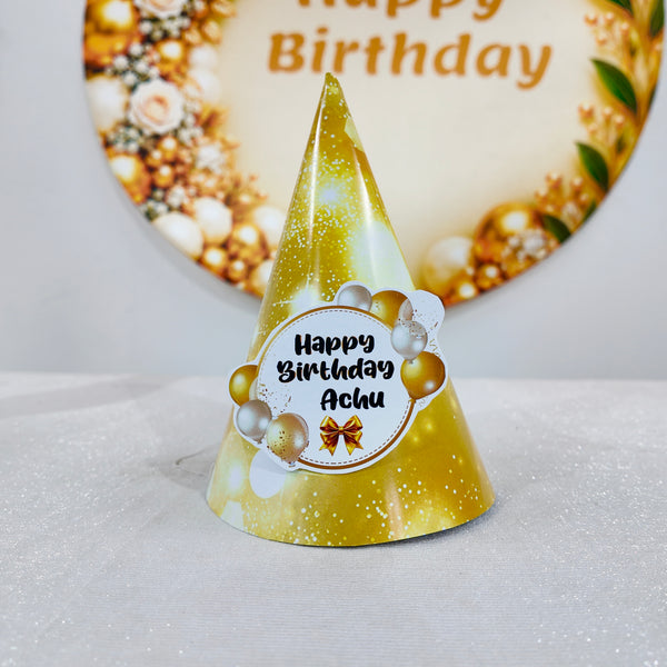 Gold and White Popup Premium Package