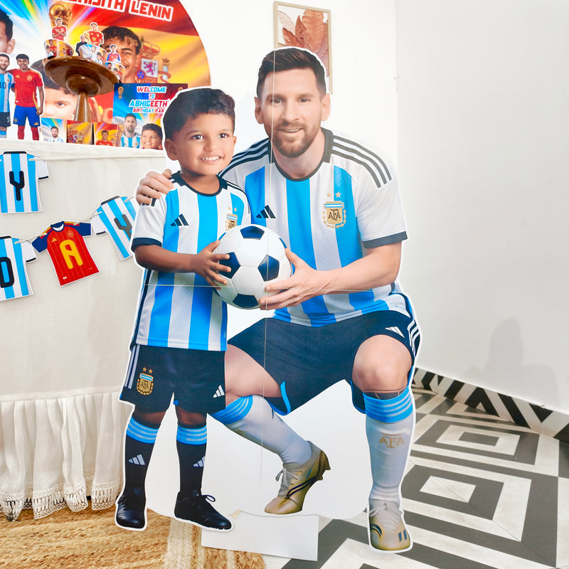 Football Messi and Lamine