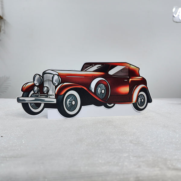 Car Maroon Popup Premium Package