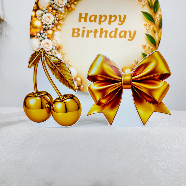 Gold and White Popup Premium Package