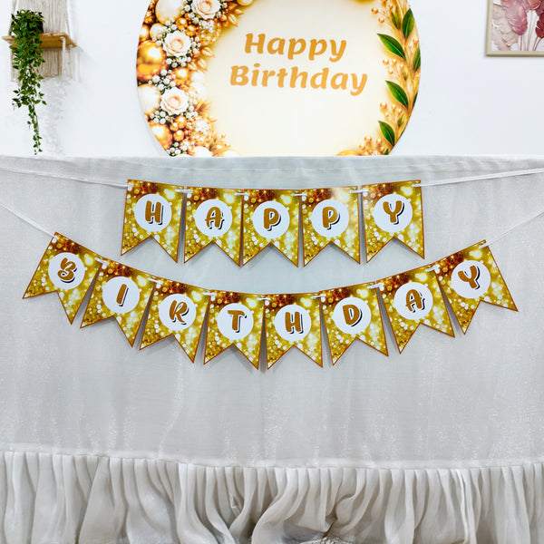 Gold and White Popup Premium Package