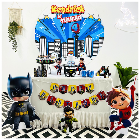 Superhero Popup Luxury Package